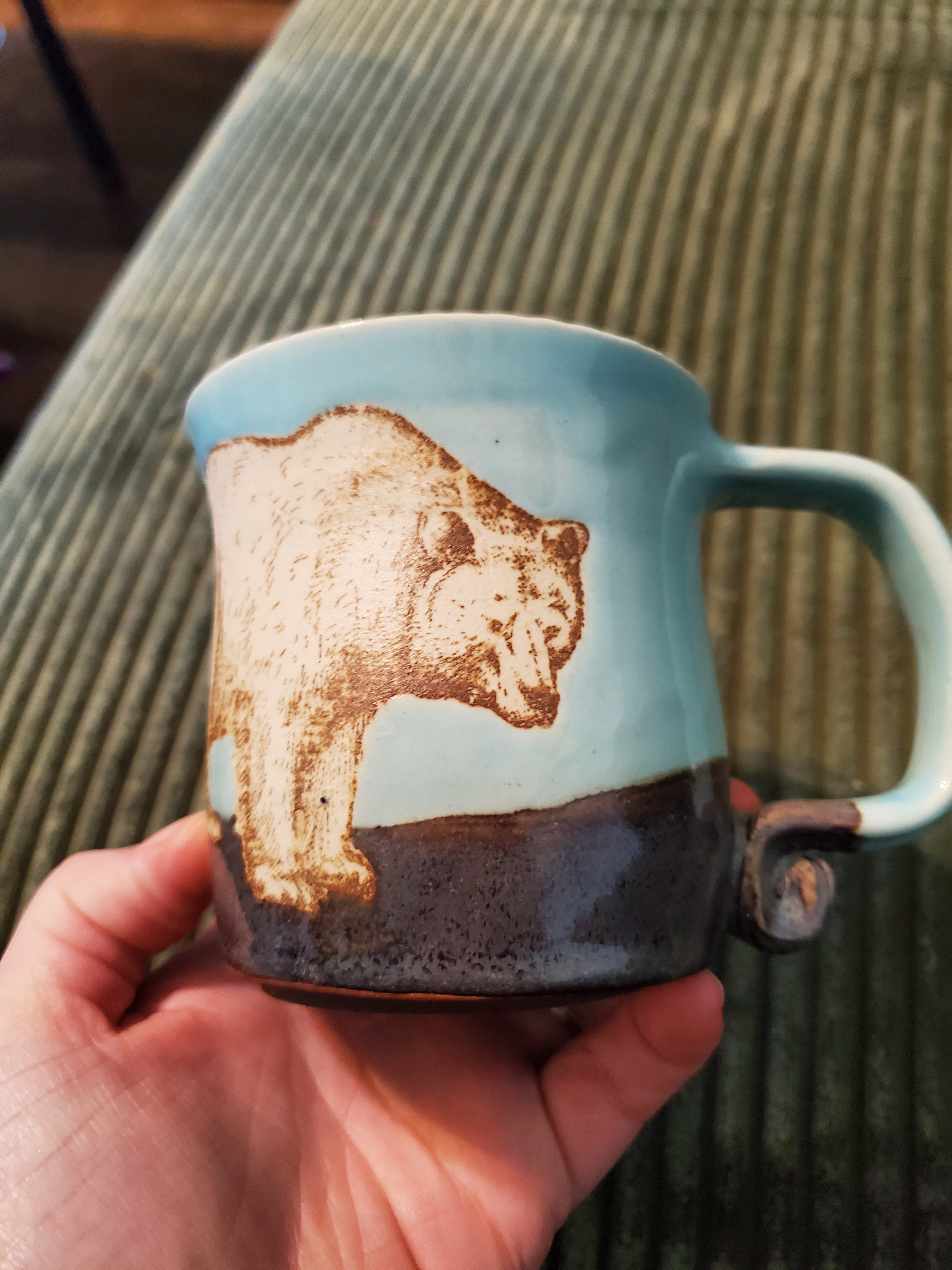 Daytime Bear Mug, Medium