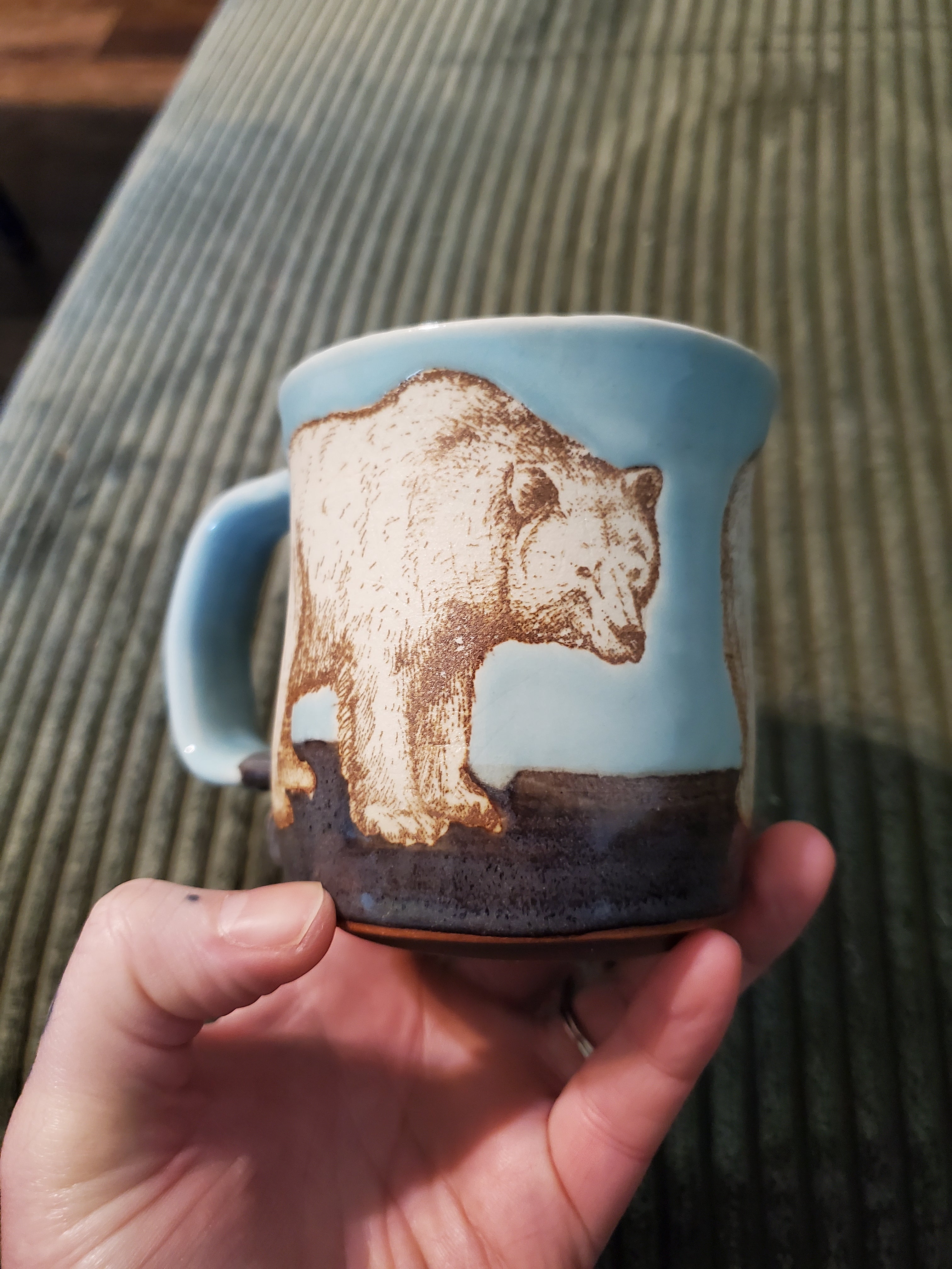 Daytime Bear Mug, Medium