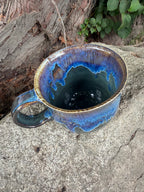 Medium Blue Drip Mug