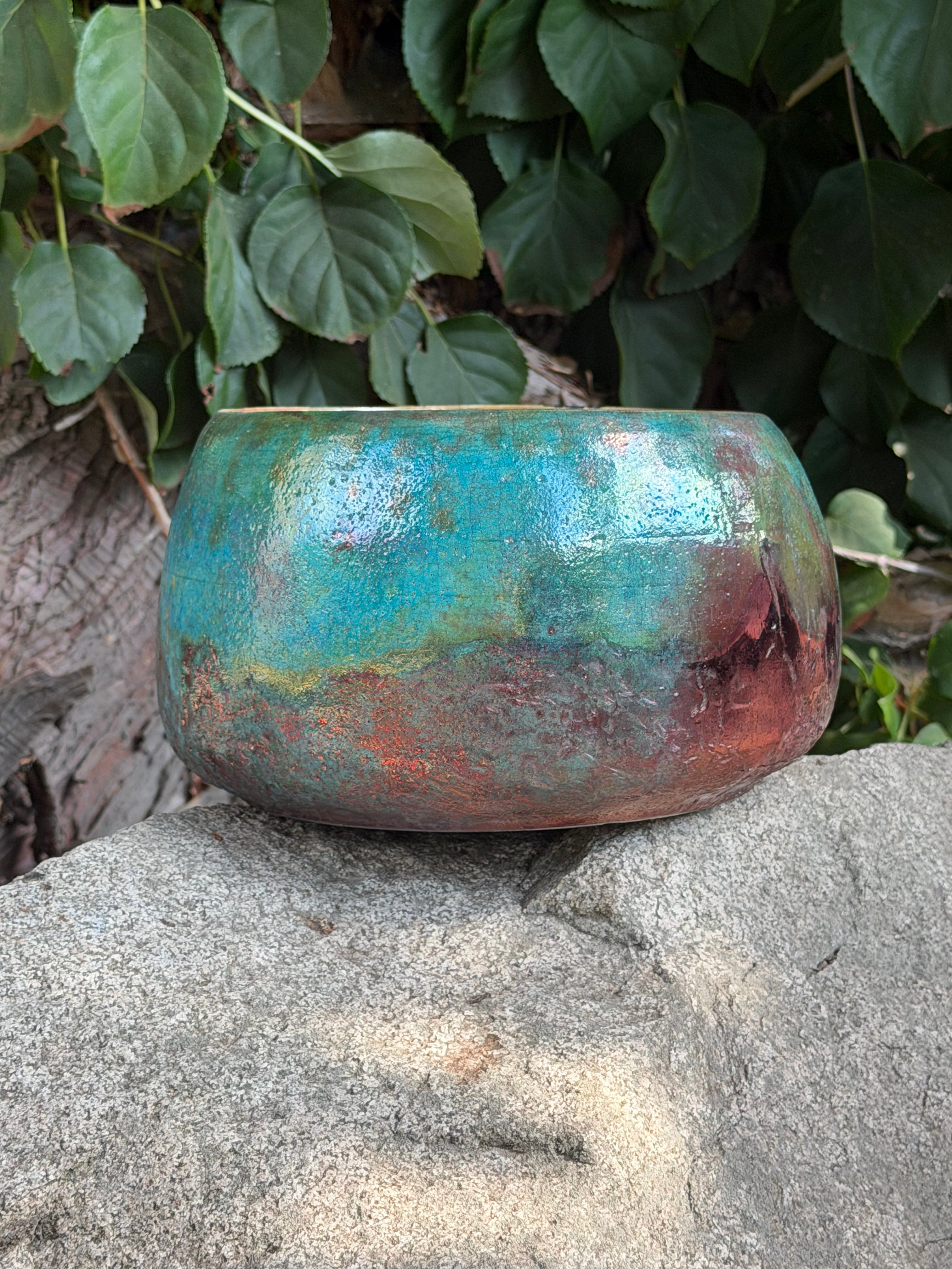 Large Raku Bowl