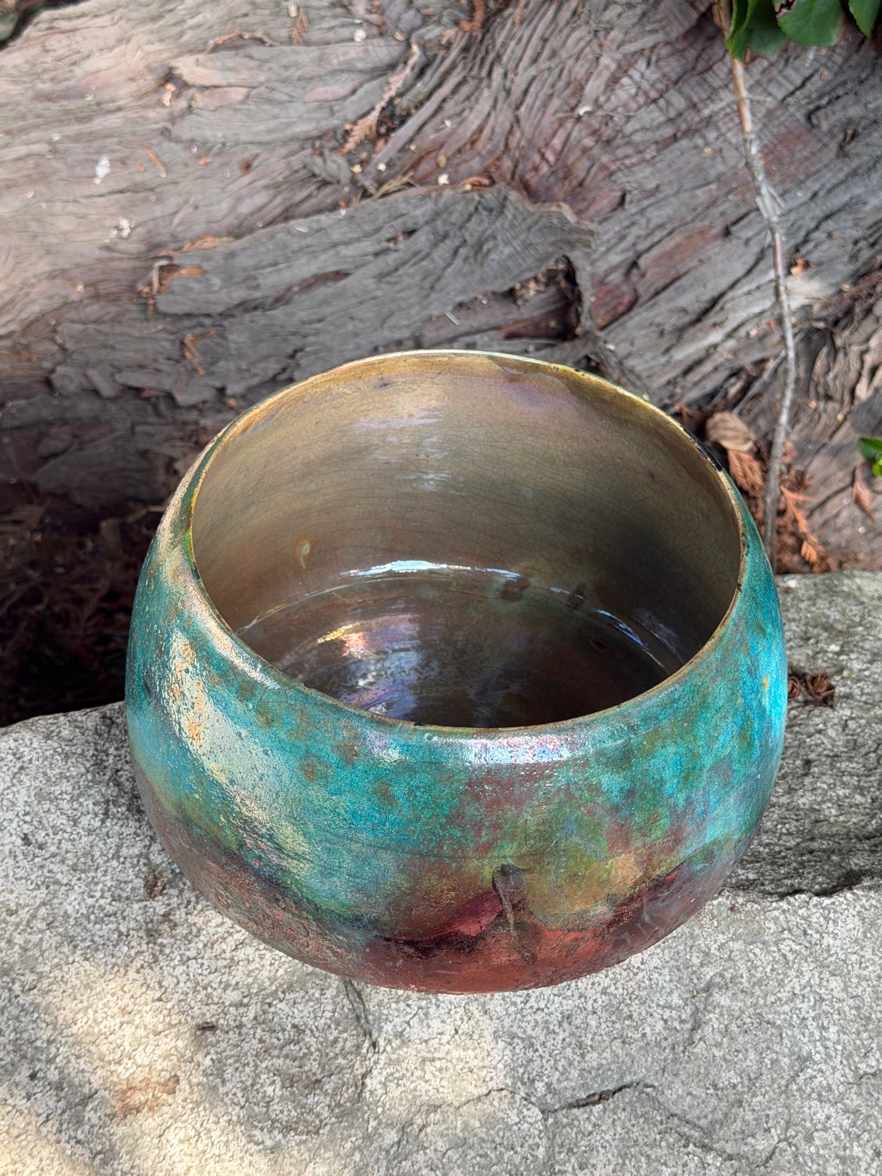 Large Raku Bowl