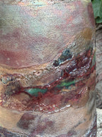 Medium Raku Vase