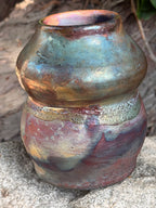 Medium Raku Vase