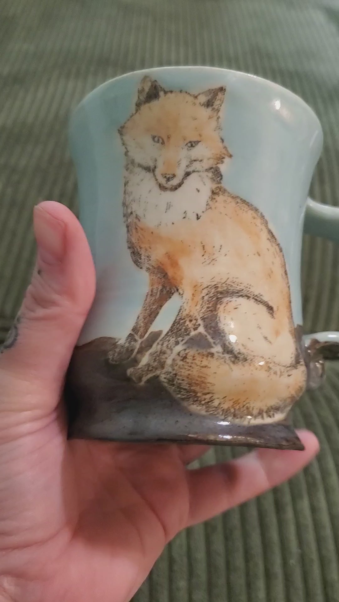 Daytime Fox Mug, Medium