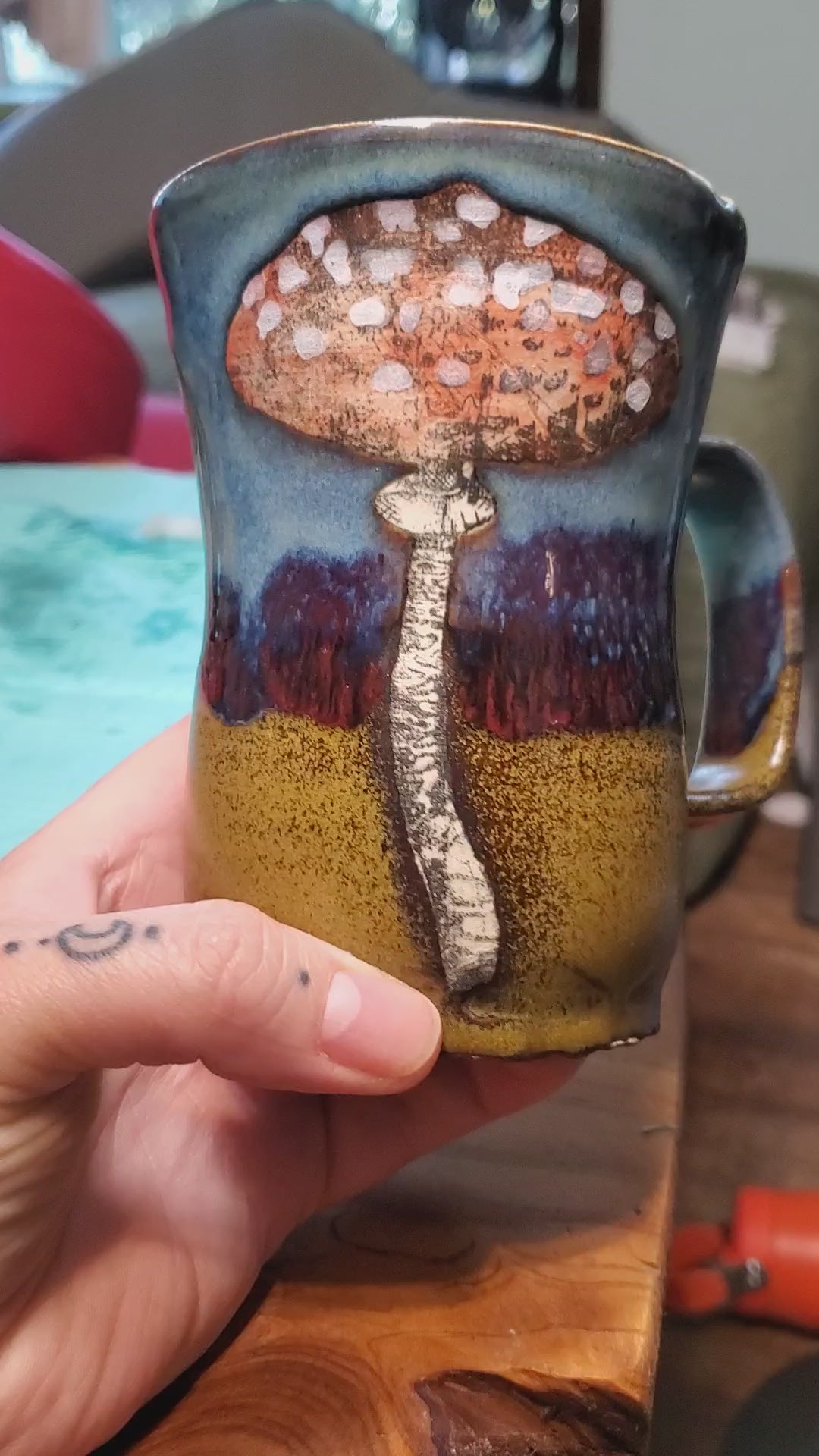 Large Amanita Mug