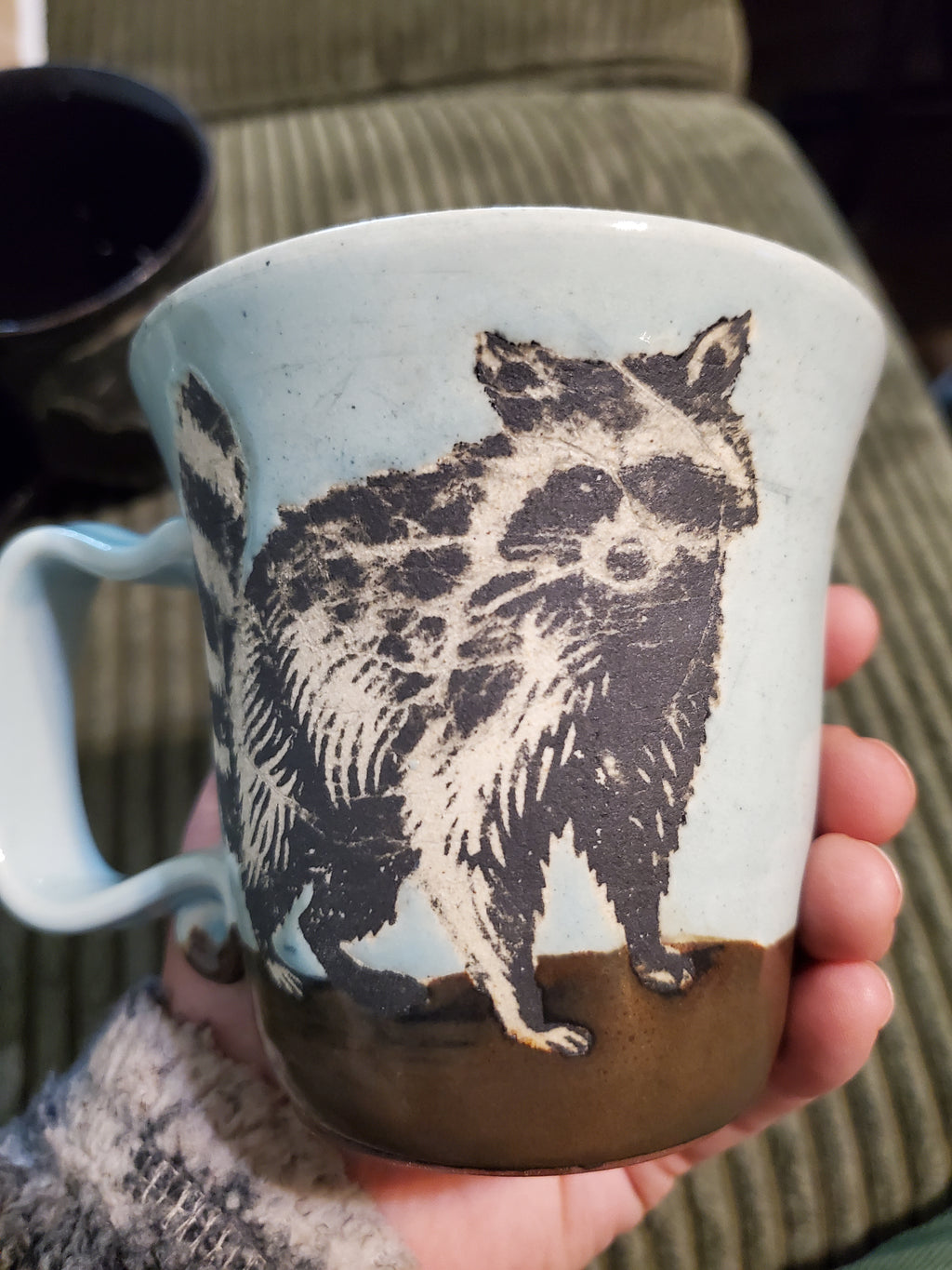 Medium Raccoon Mug