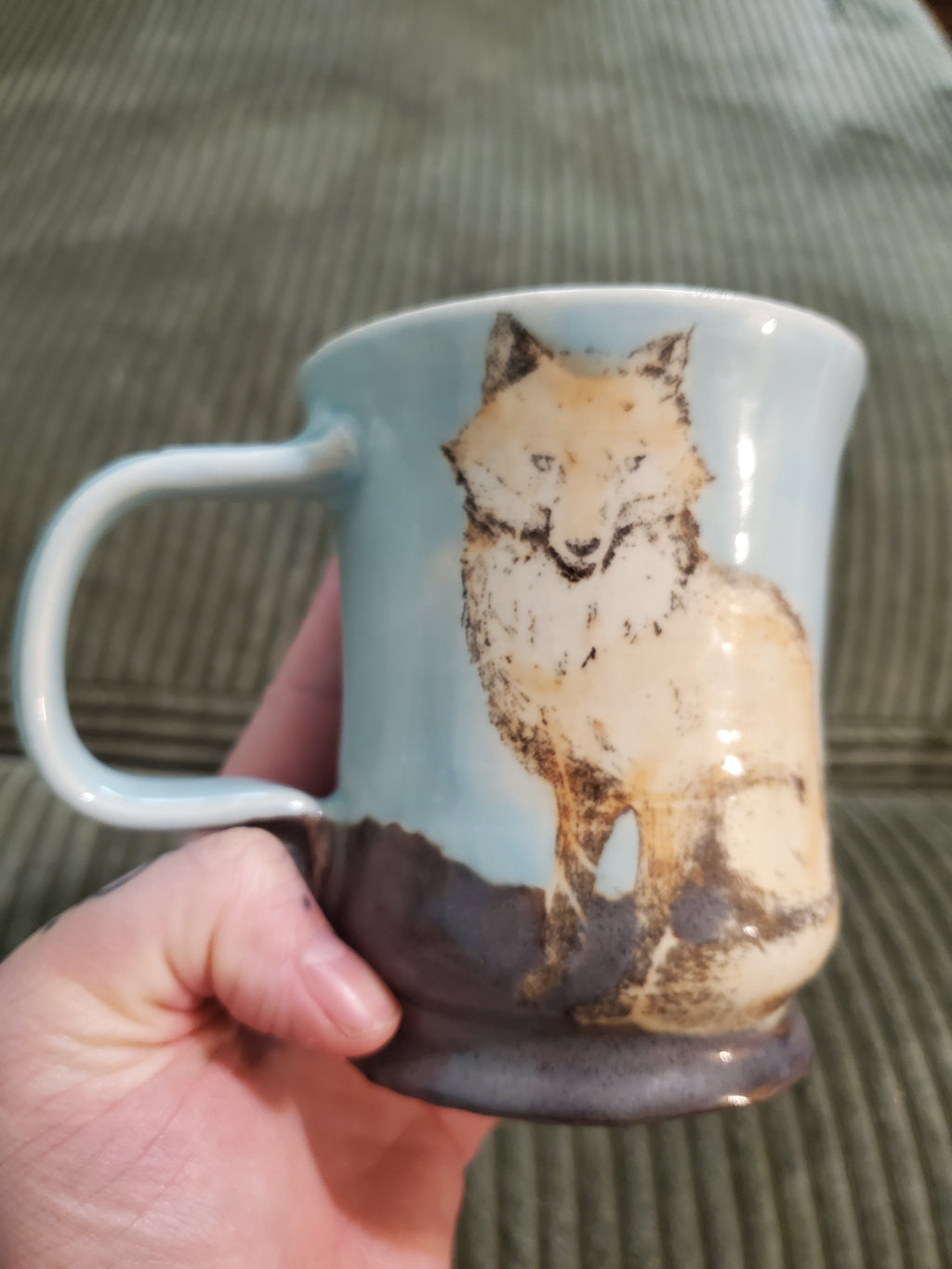 Daytime Fox Mug, Medium