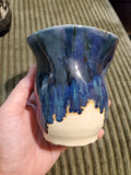Large Blue Green Drip Tumbler