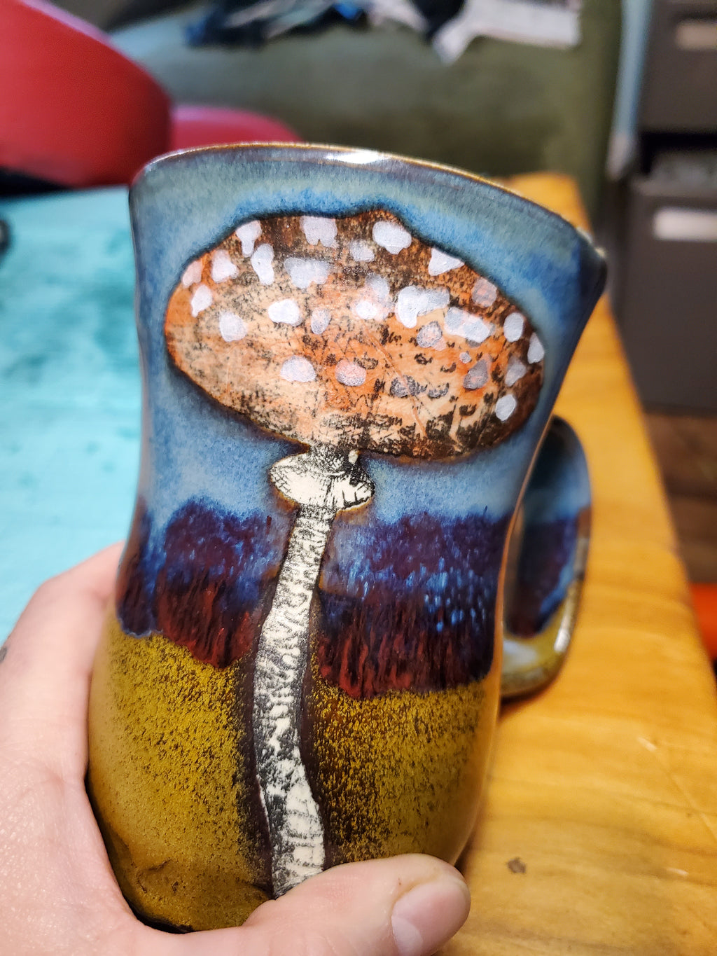 Large Amanita Mug